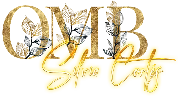 Logo nuevo en oro Silvia Cortés en pequeño