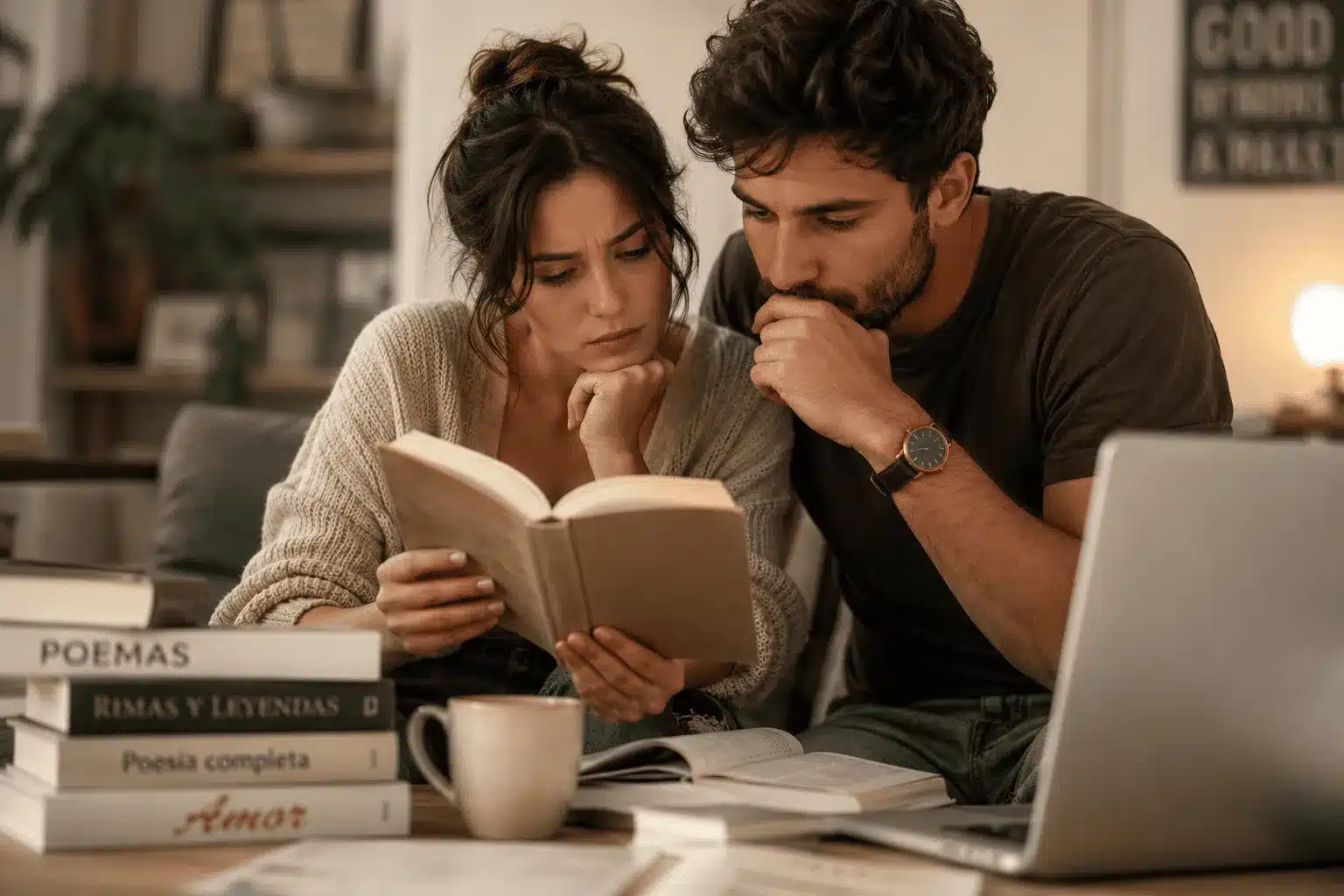 pareja buscando una lectura de boda que represente su historia