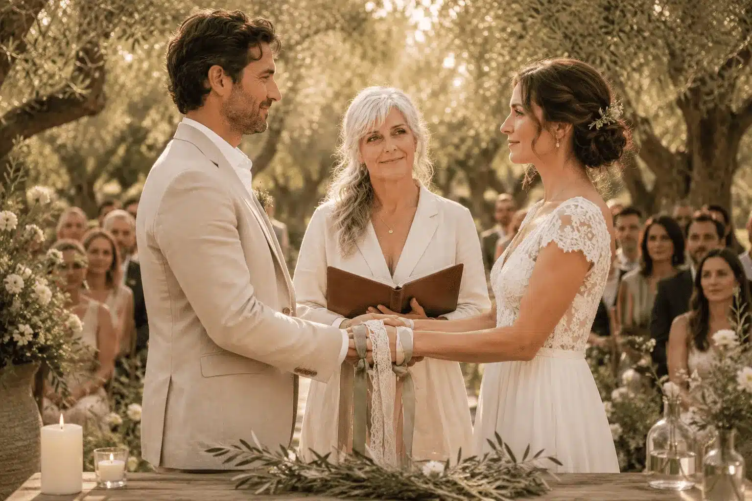 pareja eligiendo un ritual de boda con significado para su historia