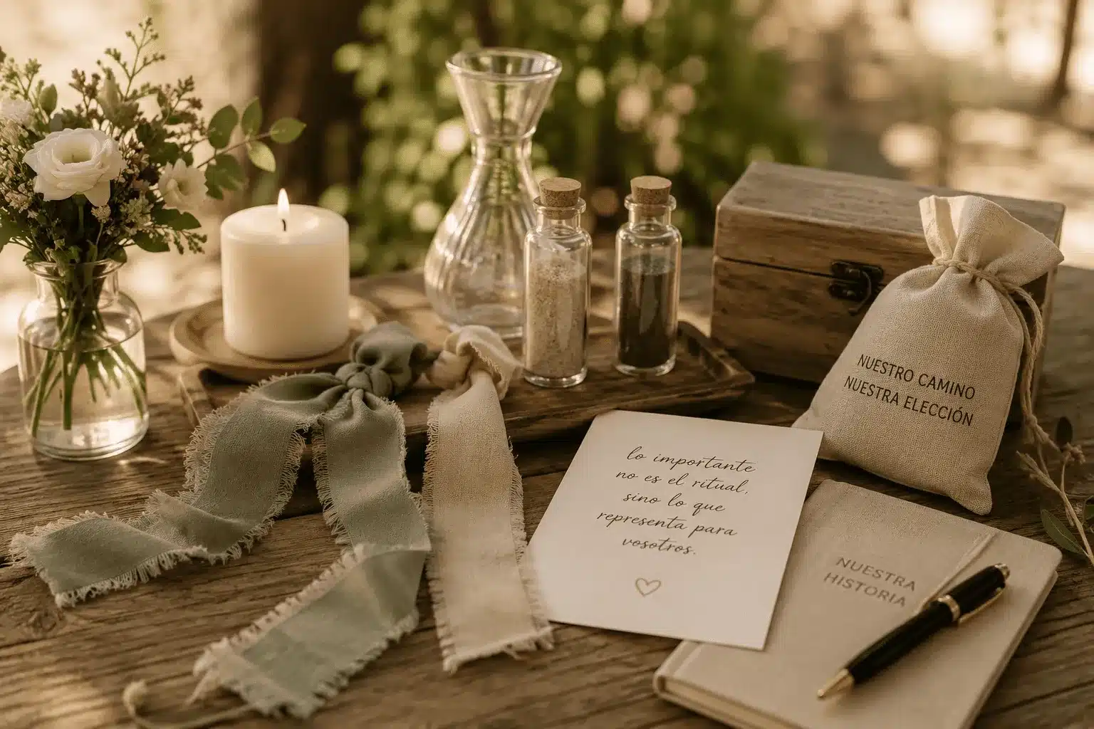 ritual de boda personalizado con significado para la pareja